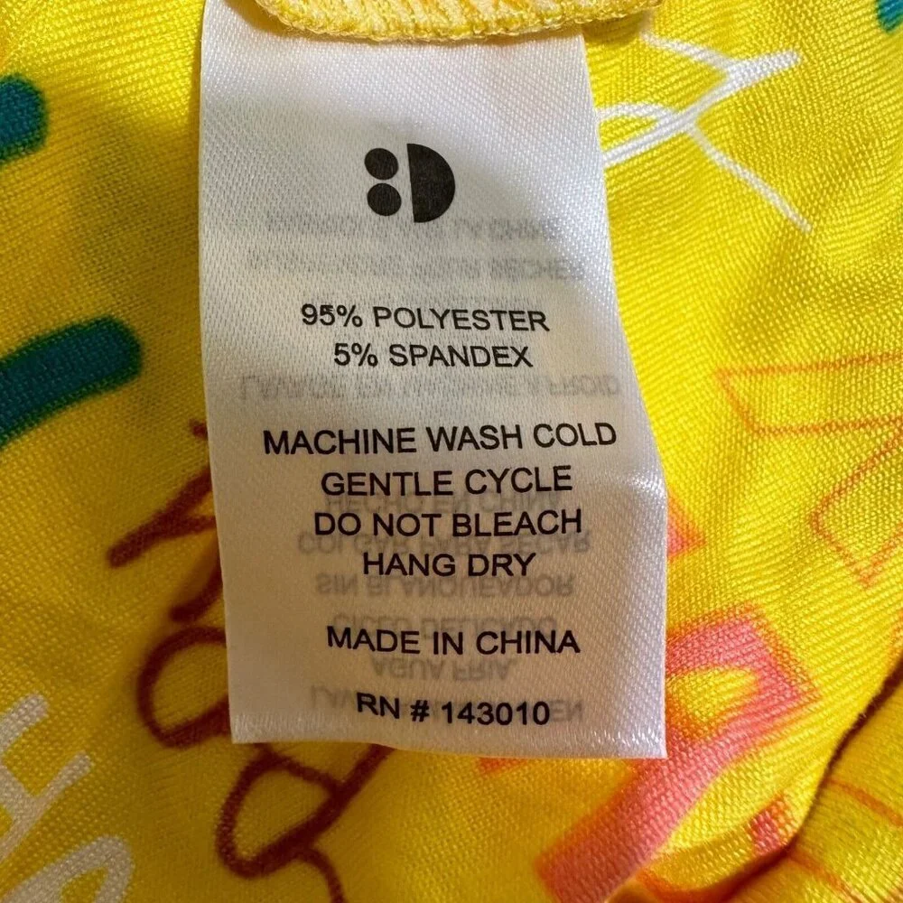 Dot Dot Smile Girls Size 2T Yellow HAPPY‎ Empire Flutter Sleeve Twirl Dress NWT